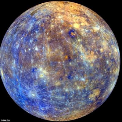 Mercury, with Colors Enhanced