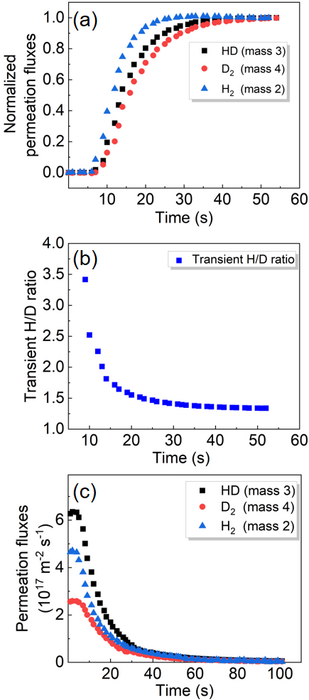 Isotope Effects on Mixed Plasma-driven Co-permeation Found Through CLF-1 RAFM Steels