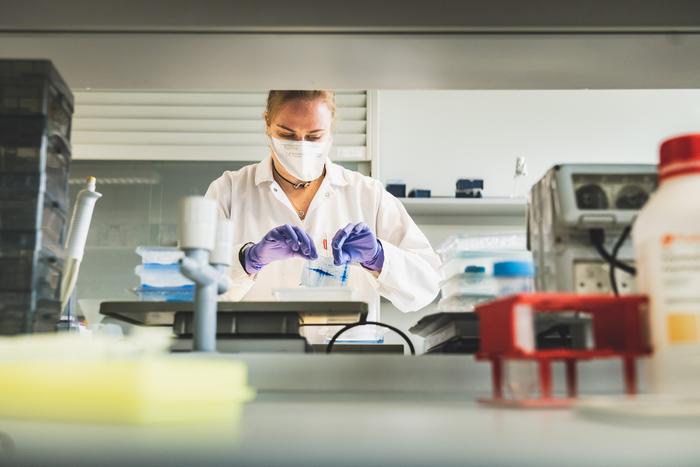 Lindsay McGregor, junior scientist at the ESRF and first author in the ESRF's biology lab