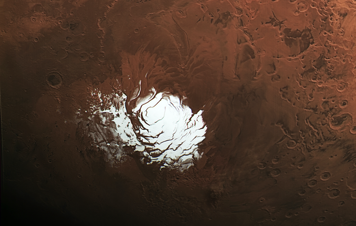 Mars south pole and beyond