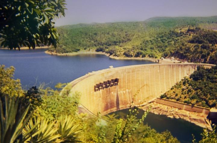 60-year-old Kariba Dam, Zambezi River, Zimbabwe / Zambia