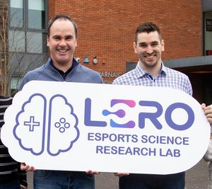 Professor Mark Campbell, Director of the Lero Esports Science Research Lab at University of Limerick, Ireland with Dr Adam Toth, both Lero at University of Limerick, Ireland.