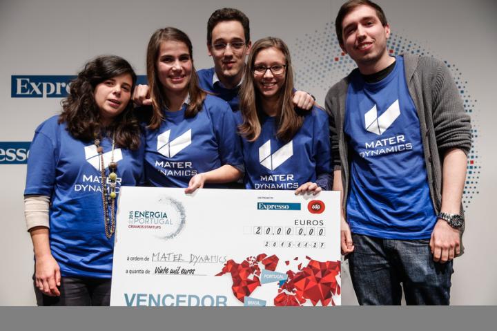 Mater Dynamics Received the Highest Prize in the Fourth Energia De Portugal Competition