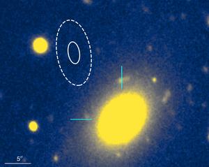 Gemini telescope image of FRB's galaxy