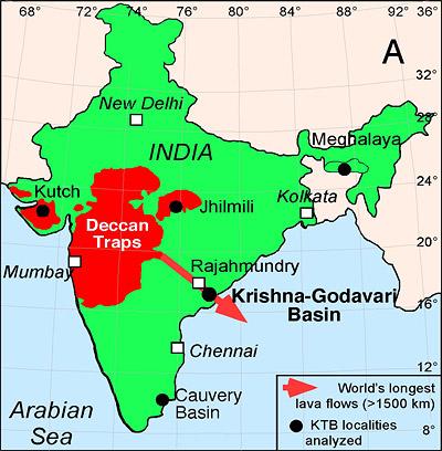 Deccan Trap Map