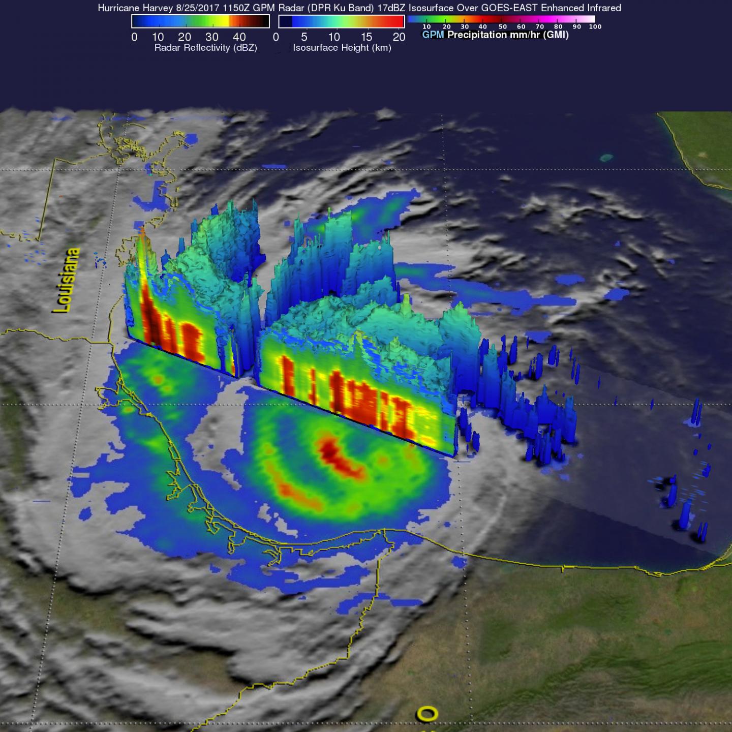GPM Image of Harvey