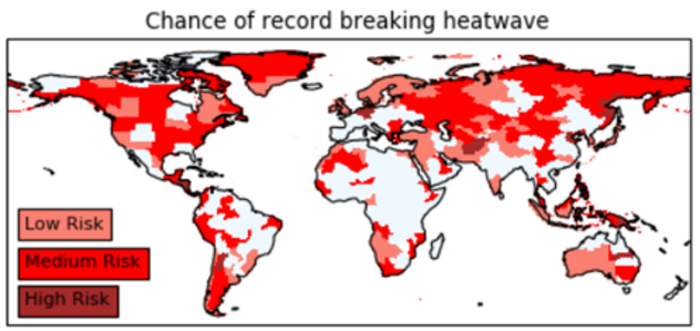 Research reveals countries where record-breaking heatwaves are likely to cause most harm