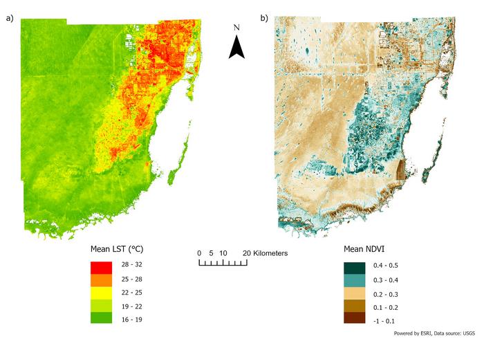 Study Reveals Limits of Using Land Surface Temperature to Explain Heat Hazards in Miami-Dade County