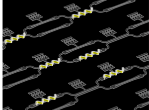 Ilustration of artificial neural networks for AI./ Pedro David García (ICMM/CSIC).