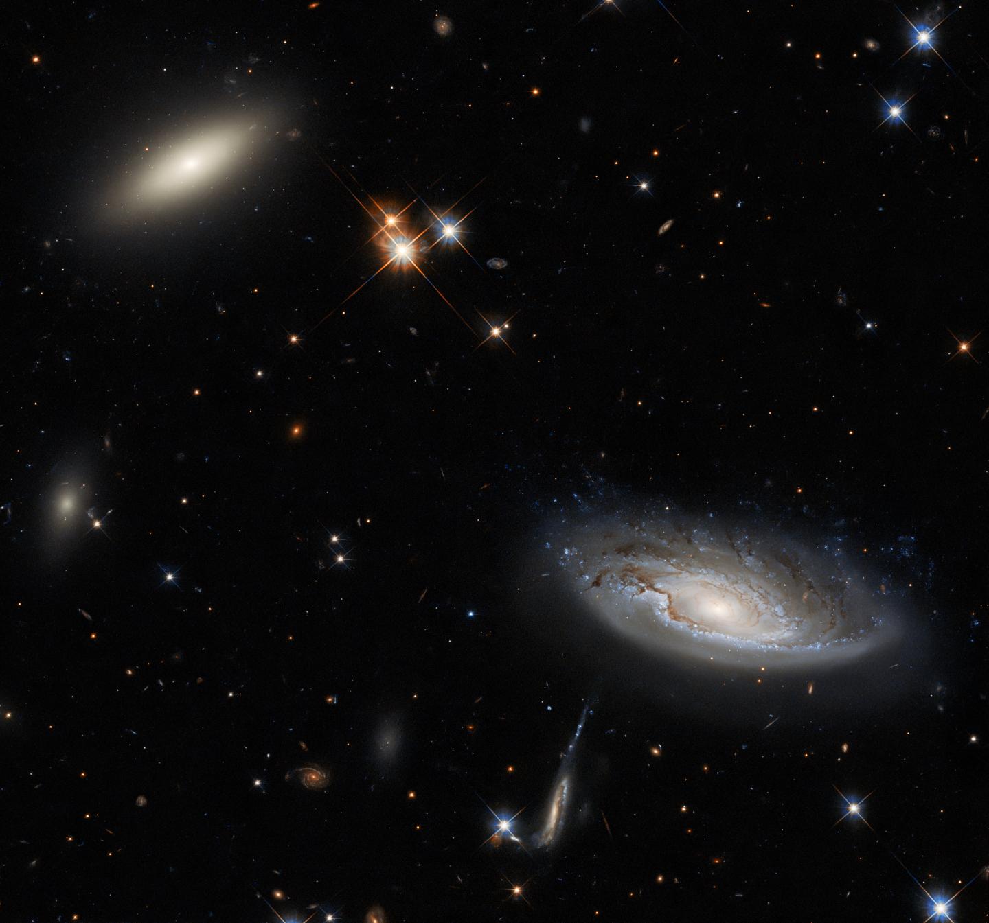 Hubble Glimpses a Galactic Duo
