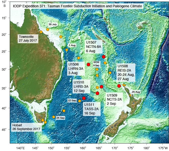 Tasman Frontier Subduction Initiation and Paleogene Climate