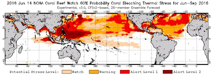 June 2016 Bleaching Outlook