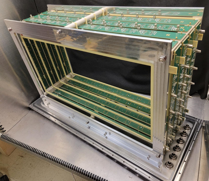 Energy Loss Optical Scintillation System optical readout assembly