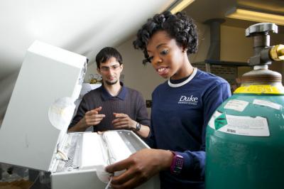 Nico Hotz and Titilayo Shodiya, Duke University
