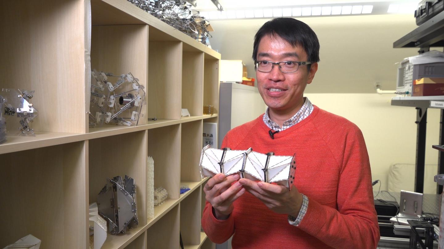 Origami based impact mitigatio image eurekalert science news releases