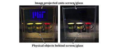 Demonstration of the New Transparent Display