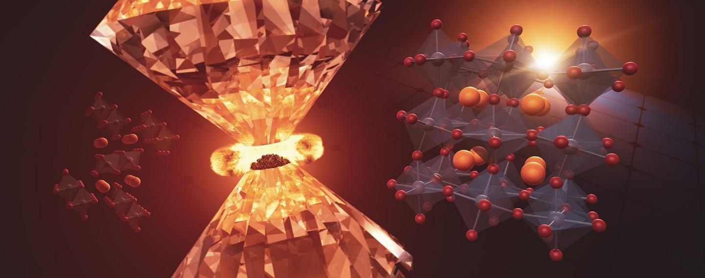 Squeezing produces a stable perovskite that's efficient enough for solar applications