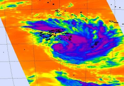 NASA AIRS Sees Birth of Tropical Storm Bune