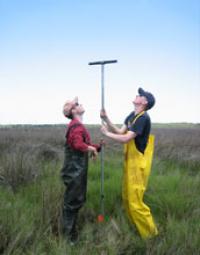 Andrew Kemp in and Simon Engelhart in Collecting Sediment Cores