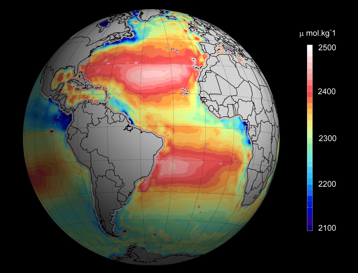 Total Ocean Alkalinity from Space