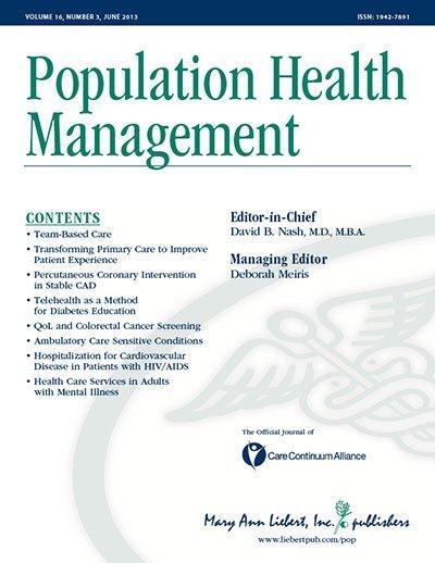 <i>Population Health Management</i>