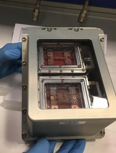 Skin samples cultured in the Suture in Space hardware prior to flight