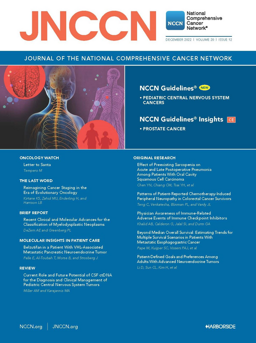 JNCCN Cover, December 2022