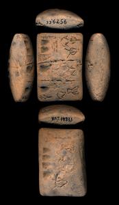 A proto-cuneiform tablet