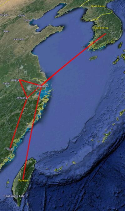 Routemap of H7N9 HA Gene