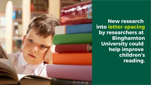 New Research into Letter-Spacing Could Help Improve Children's Reading