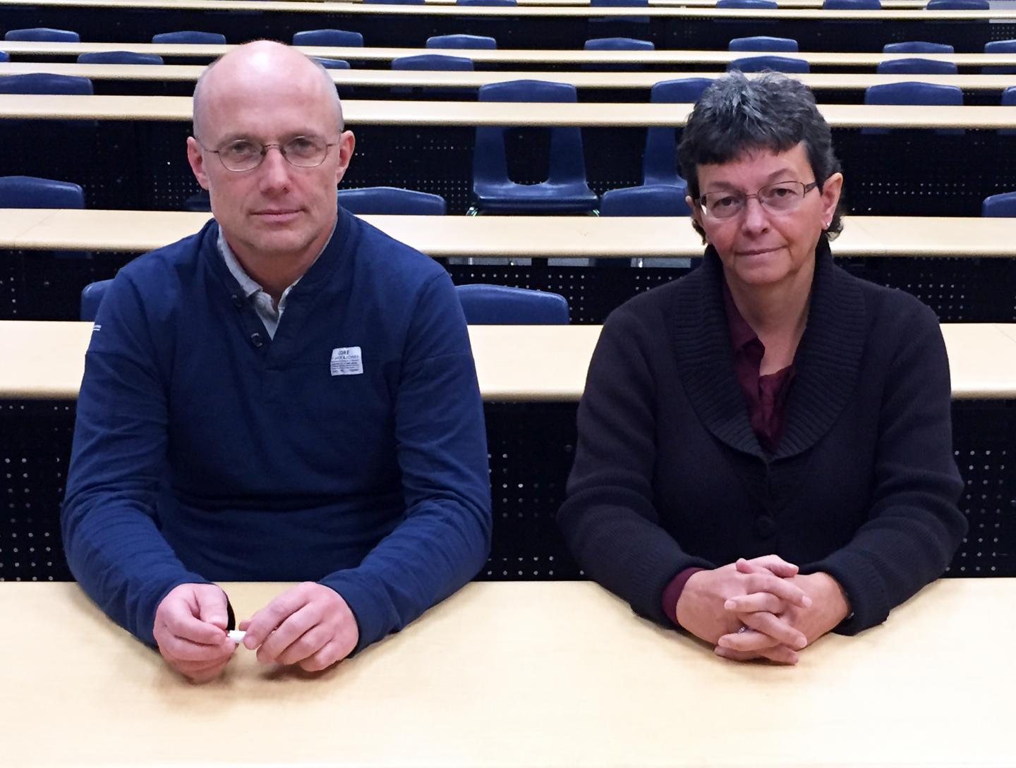 UBC's Andis Klegeris and Heather Hurren