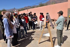 El Mehdi Essaidi leading an observing session.