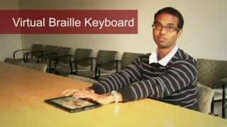 Flat-panel Touchscreen Braille Writer