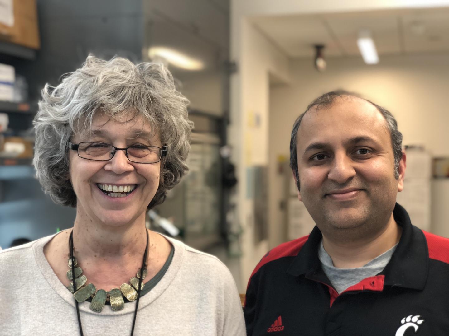 Laura Conforti and Ameet Chimote