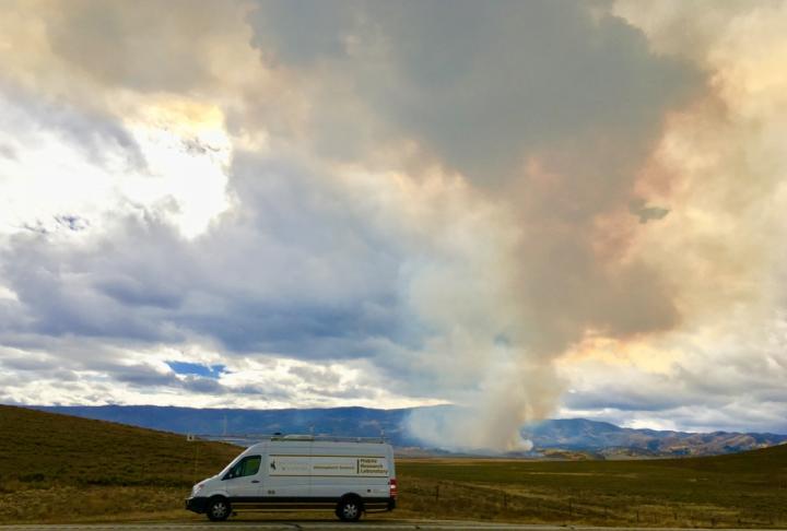 Wildfire smoke observation