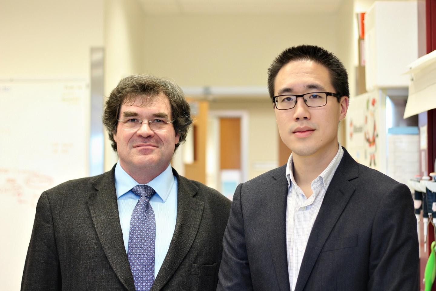 Drs. Michael Sawyer and Michael Chu, University of Alberta Faculty of Medicine & Dentistry