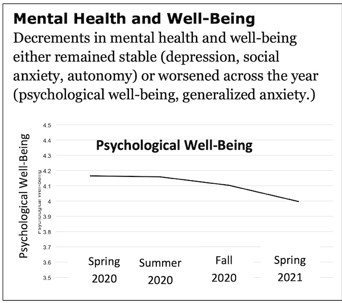 Charting wellbeing during pandemic