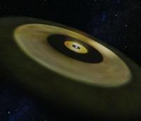 Artist's Impression of the Disk around a Young Star DM Tau