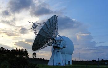 Antenna at the Richmond Satellite Operations Center