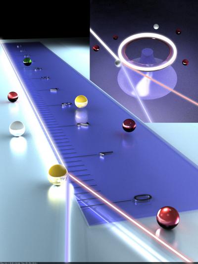 Microlaser Sensor Measures Tiny Particles