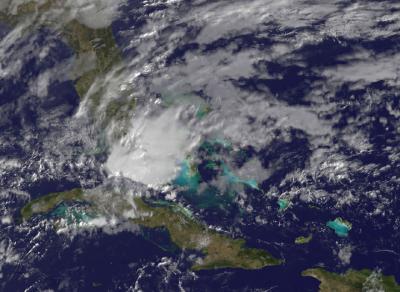 GOES-13 Sees System 90L