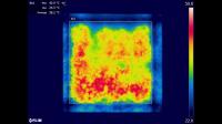 Heat Map - A Thermographic Image Showing Heat Generated By New Storage Material