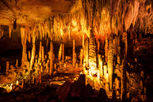 Dripstones in the Shennong Cave in China