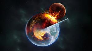 LLVPs in the deep Earth mantle may be relics of Theian mantle materials