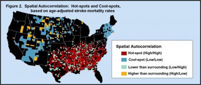 Hot and Cold: Stroke Mortality Varies Widely, Even in Neighboring Counties