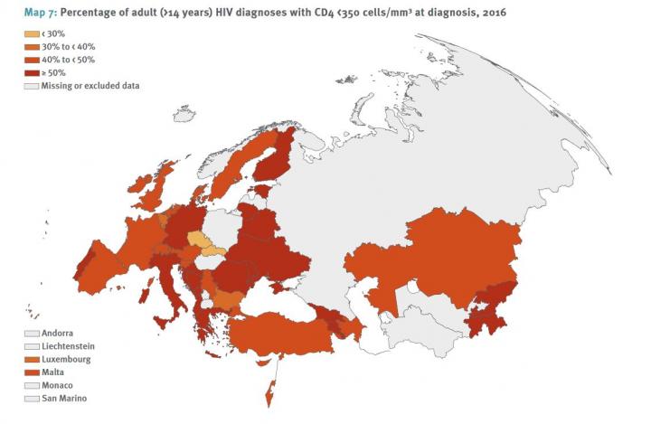 Over Half (51 Percent) of the Reported Hiv Diagnoses Happen in a Late Stage of Infection