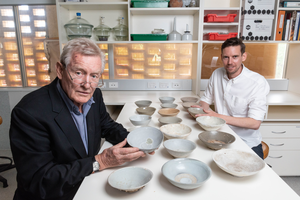 Ceramics collection donated by Michael Abbott AO QC to Flinders University for archaeological research