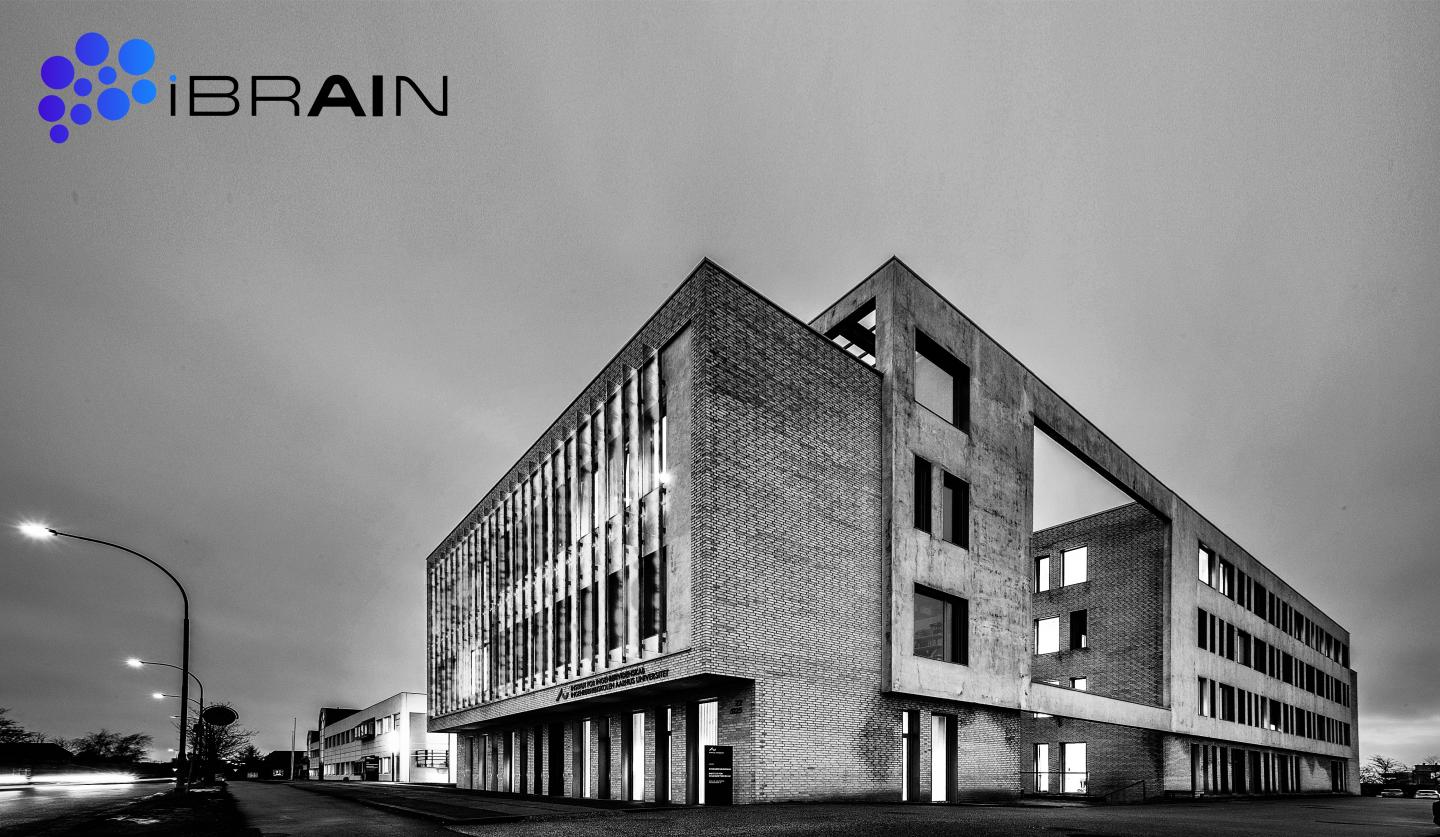 Ibrain building with logo