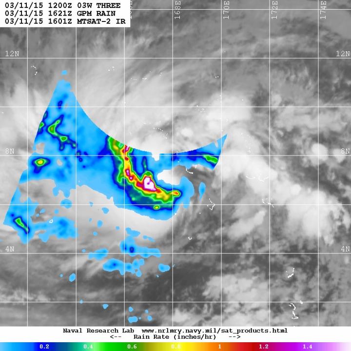 GPM Image of 03W