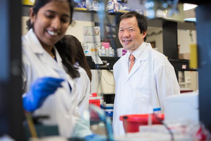 Dr. Koichi Kobayashi in His Lab